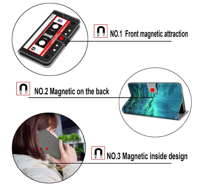 Preklopna torbica "Cassette tape" za Samsung Galaxy A41 – Infostyle