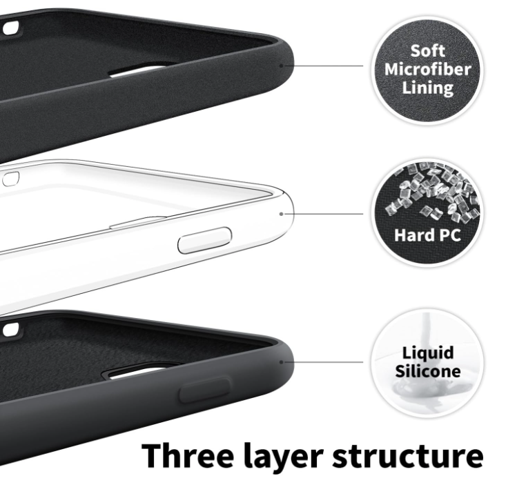 Silikonski ovitek "AUKASE" za iPhone X/XS – Infostyle