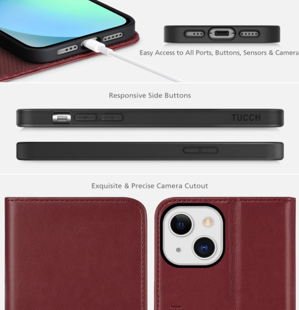 Preklopna torbica "Tucch Classic" za iPhone 13