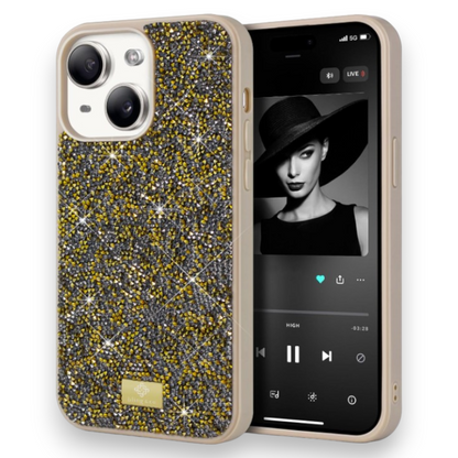Ovitek "BEZ Bling & Co." za iPhone 13 – Srebrna / TPU silikon
