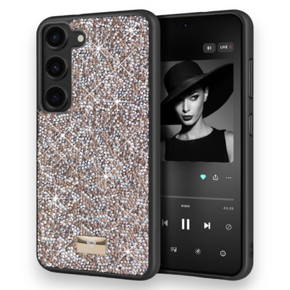 Ovitek "BEZ Bling & Co." za Samsung Galaxy S23 – Zlata / TPU silikon