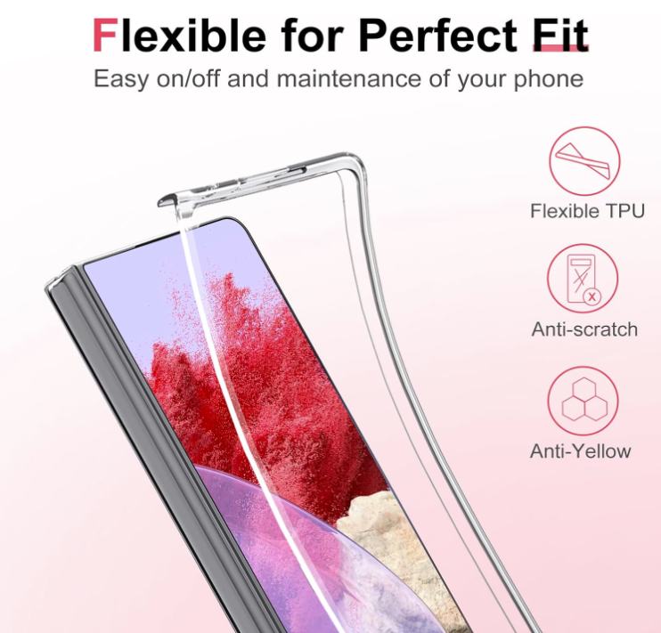 Silikonski ovitek "Eiselen Shockproof" za Samsung Galaxy Z Fold 5 5G – Infostyle