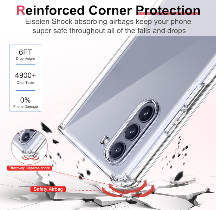 Silikonski ovitek "Eiselen Shockproof" za Samsung Galaxy Z Fold 5 5G – Infostyle