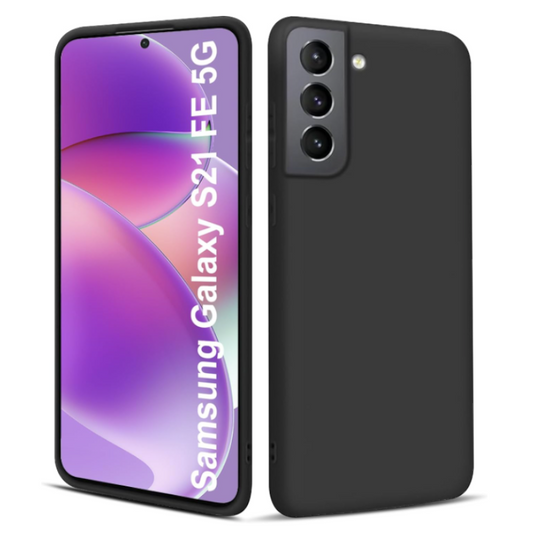 Silikonski ovitek "Eiselen Ultra Thin Soft" za Samsung Galaxy S21 Fe – Infostyle – Črna / TPU silikon