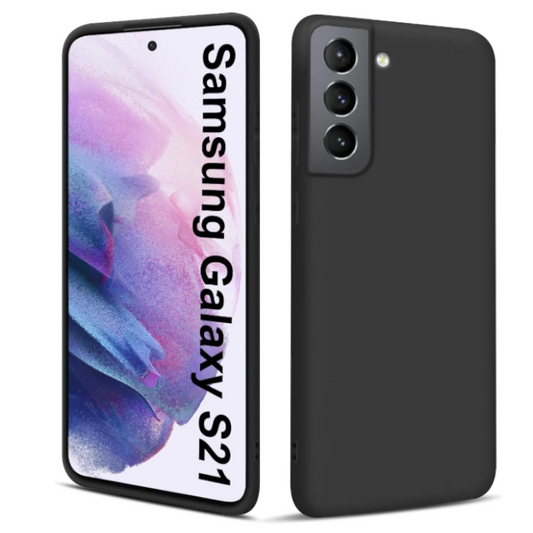 Silikonski ovitek "Eiselen Ultra Thin Soft" za Samsung Galaxy S21 – Infostyle – Črna / TPU silikon