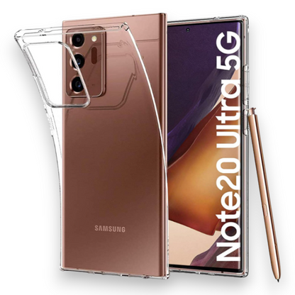 Silikonski ovitek "Eiselen Slim Soft" za Samsung Note 20 Ultra – Infostyle – Prozorna / TPU silikon