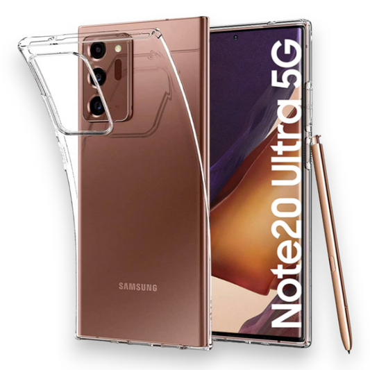 Silikonski ovitek "Eiselen Slim Soft" za Samsung Note 20 Ultra – Infostyle – Prozorna / TPU silikon
