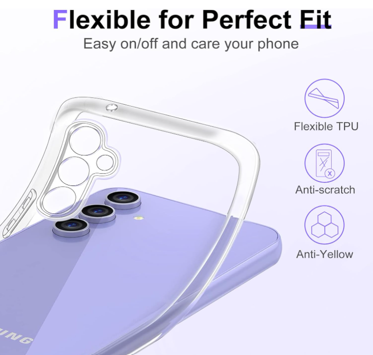 Silikonski ovitek "Eiselen Slim Soft" za Samsung Galaxy S23 Fe – Infostyle