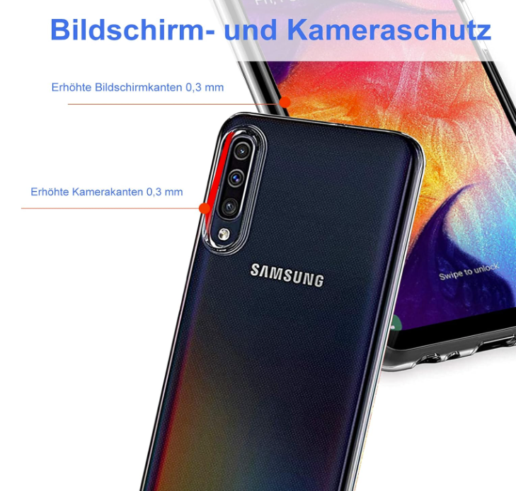 Silikonski ovitek "Eiselen Slim Soft" za Samsung Galaxy A50 – Infostyle