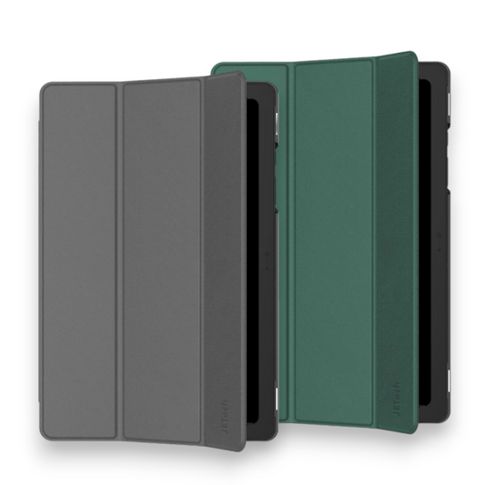Preklopna torbica "Protective" za tablični računalnik Samsung Galaxy TAB A7 10.4" (2020) – JETech – Siva / PC + TPU sili