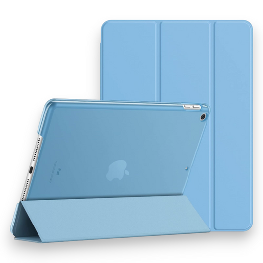 Preklopna torbica "Translucent" za tablični računalnik Apple iPad 6/5 9.7" (2018/2017) – JETech – Svetlo modra / PC + mi