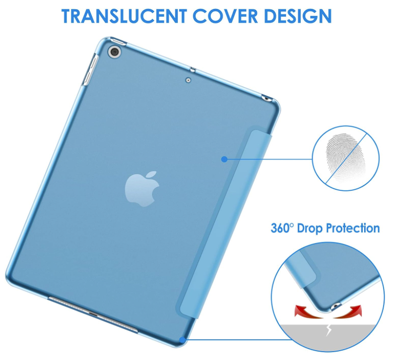 Preklopna torbica "Translucent" za tablični računalnik Apple iPad 6/5 9.7" (2018/2017) – JETech