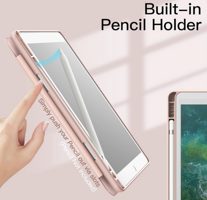 Preklopna torbica za tablični računalnik Apple iPad 6/5 9.7" (2018/2017) z držalom za pisalo – JETech