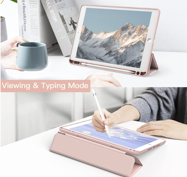 Preklopna torbica za tablični računalnik Apple iPad 6/5 9.7" (2018/2017) z držalom za pisalo – JETech