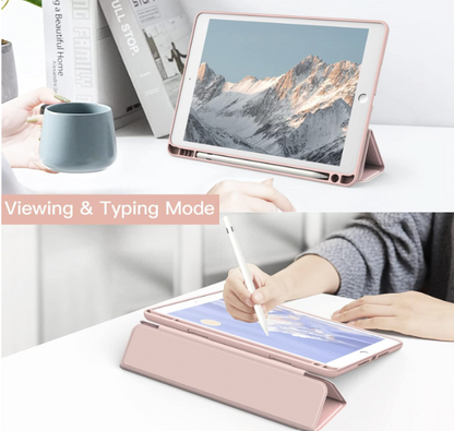 Preklopna torbica za tablični računalnik Apple iPad 6/5 9.7" (2018/2017) z držalom za pisalo – JETech