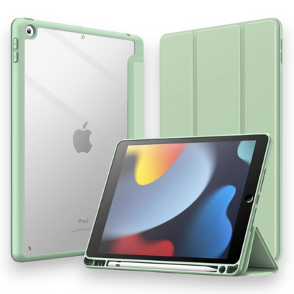 Preklopna torbica za tablični računalnik Apple iPad 9/8/7 (2021/2020/2019) 10.2" z držalom za pisalo – JETech