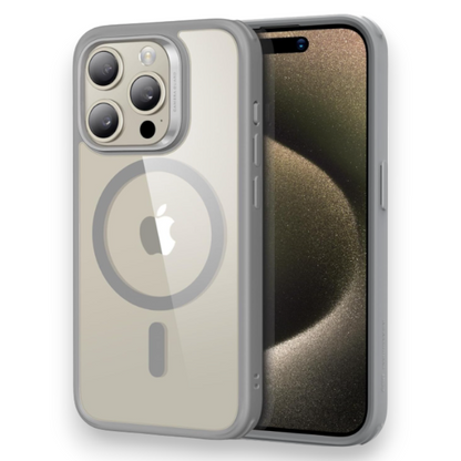 Ovitek "Magsafe Classic" za iPhone 15 Pro Max – ESR – Siva / PC + TPU silikon