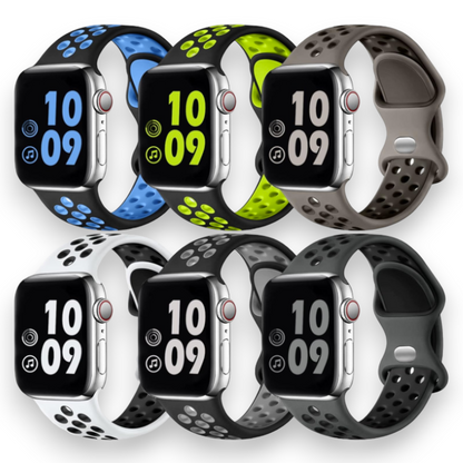 Silikonski pašček "Epova" za Apple Watch SE/iWatch 38/40/41mm – Infostyle – Modra