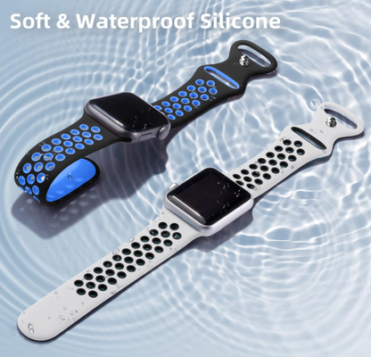 Silikonski pašček "Epova" za Apple Watch SE/iWatch 38/40/41mm – Infostyle – Rjava