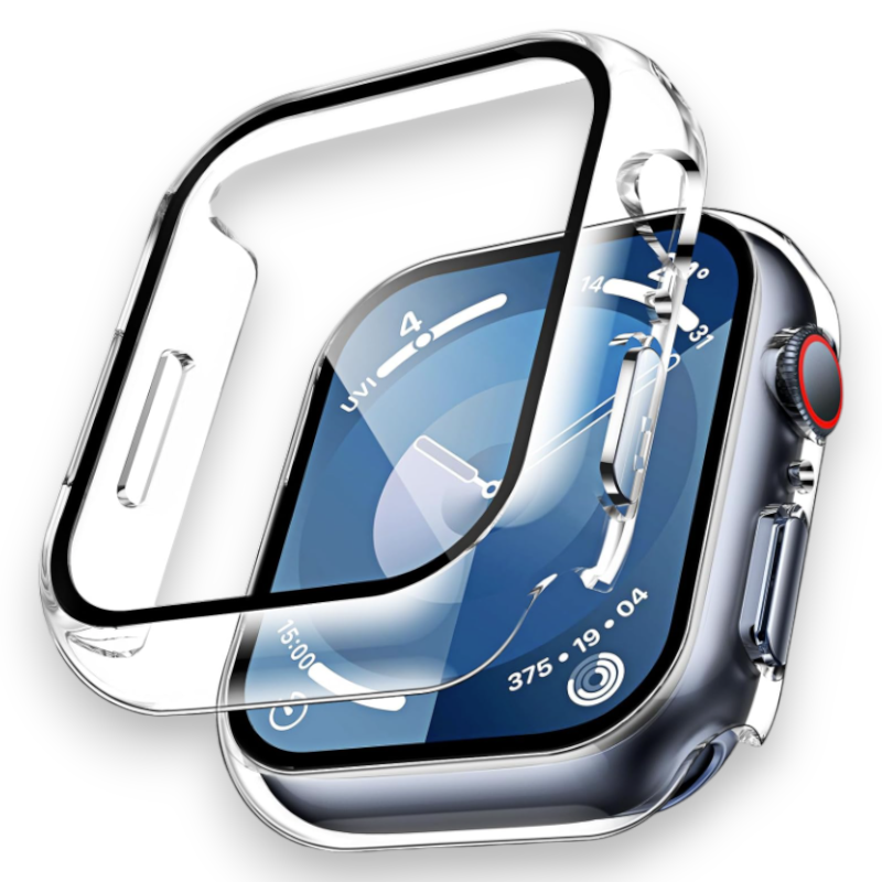 Ovitek "Tauri 360°" za Apple watch 9/8/7 41mm – Prozorna