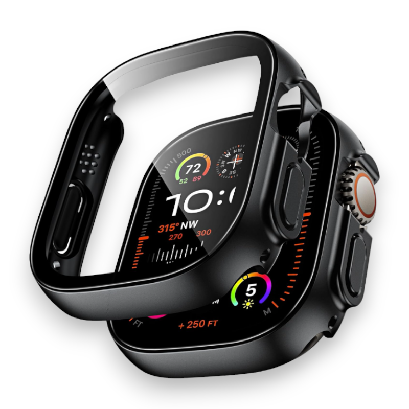 Ovitek "Tauri 360°" za Apple watch Ultra 2 (2023)/Ultra 49mm – Črna