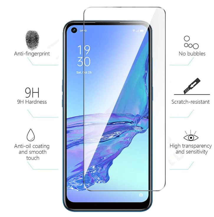 Komplet silikonski ovitek "LYZXMY Bumper" + zaščitno steklo za Oppo A53s (6.5") – Infostyle
