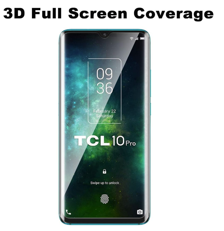 Zaščitno steklo "Black Edge" za TCL 10 Pro – Infostyle