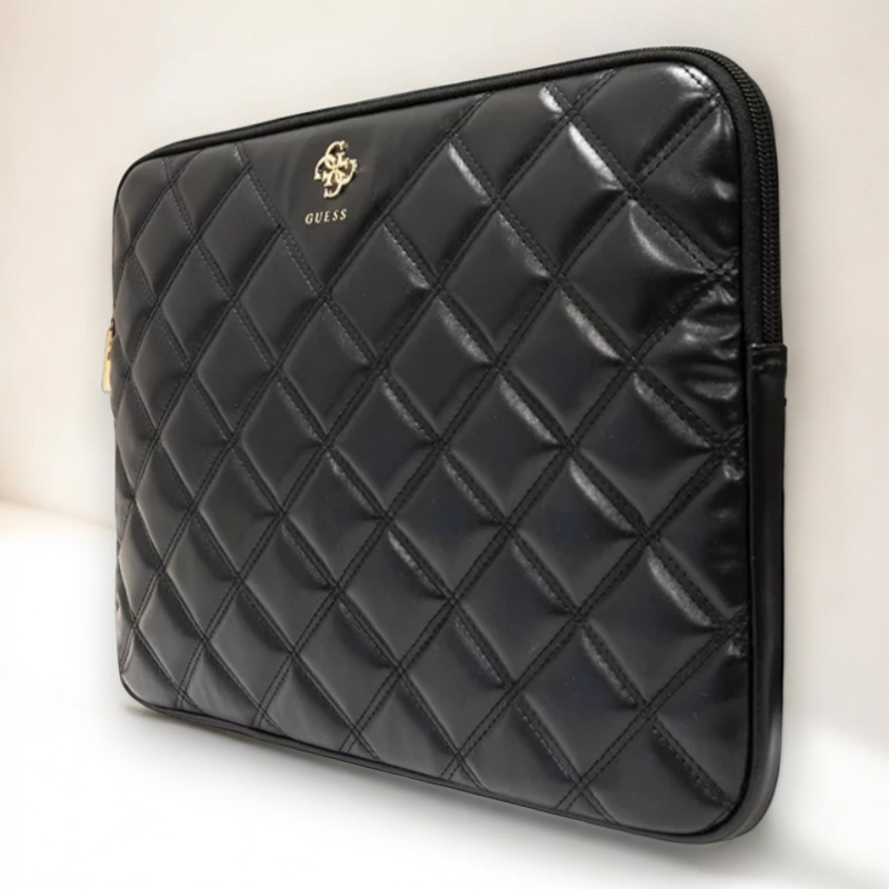 Original Guess torba "4G Metal Logo" za prenosni računalnik 13'' in 14" (GUCS14ZPSQSSGP) – Črna
