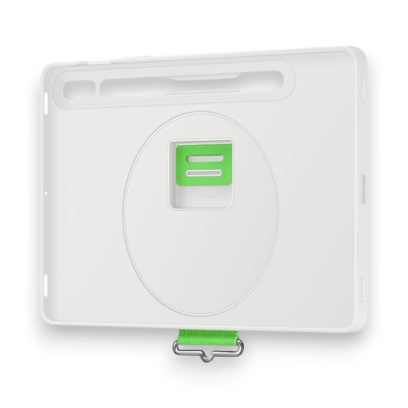 Original Samsung ovitek s paščkom "Strap Cover" za Samsung Galaxy Tab S8/S7 – Črna / Silikon