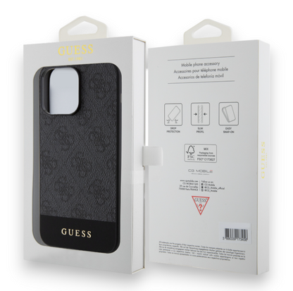 Ovitek Guess "Stripe MagSafe" za iPhone 15 Pro Max (GUHMP15XG4GLGR)
