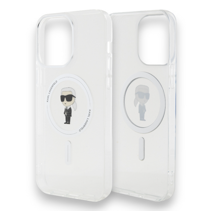 Ovitek Karl Lagerfeld "IML Ikonik MagSafe" za iPhone 15 Pro Max (KLHMP15XHFCKNOT)