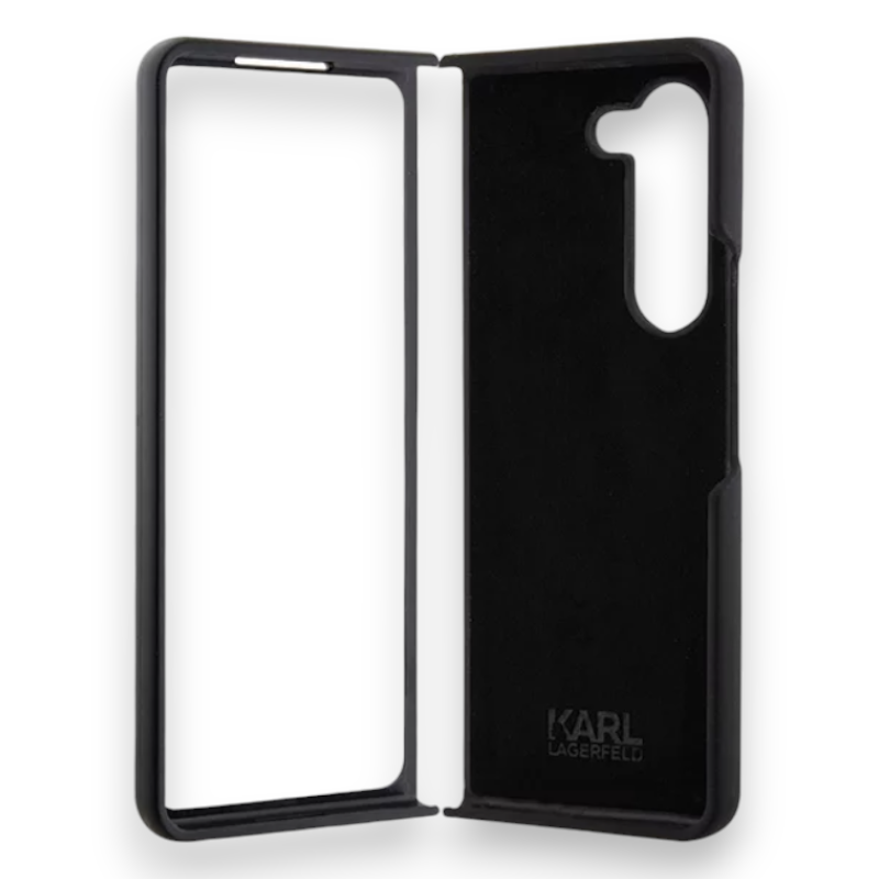 Silikonski ovitek Karl Lagerfeld "Liquid Silicone Choupette" za Samsung Galaxy Z Fold 5 (KLHCZFD5SNIKBCK)