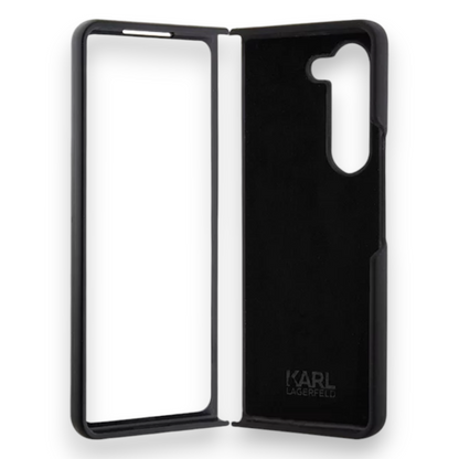 Silikonski ovitek Karl Lagerfeld "Liquid Silicone Choupette" za Samsung Galaxy Z Fold 5 (KLHCZFD5SNIKBCK)