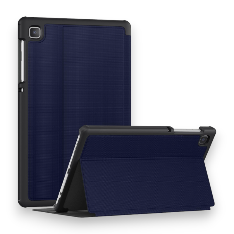 Preklopna torbica "Folio" za tablični računalnik Samsung Tab A7 Lite 8.7" 2021 – Soke – Temno modra / Umetno usnje + PC