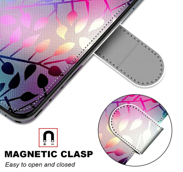 Preklopna torbica "Rainbow leaves" za ZTE Blade A31 – Infostyle