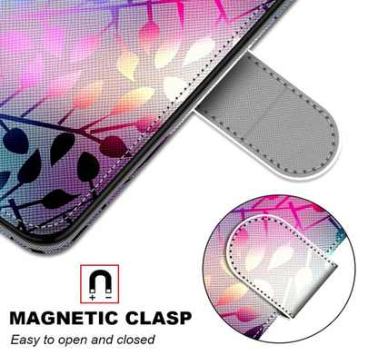 Preklopna torbica "Rainbow leaves" za ZTE Blade A31 – Infostyle