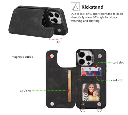 Ovitek "Wallet" z vrvico za iPhone 14 Pro Max – Infostyle