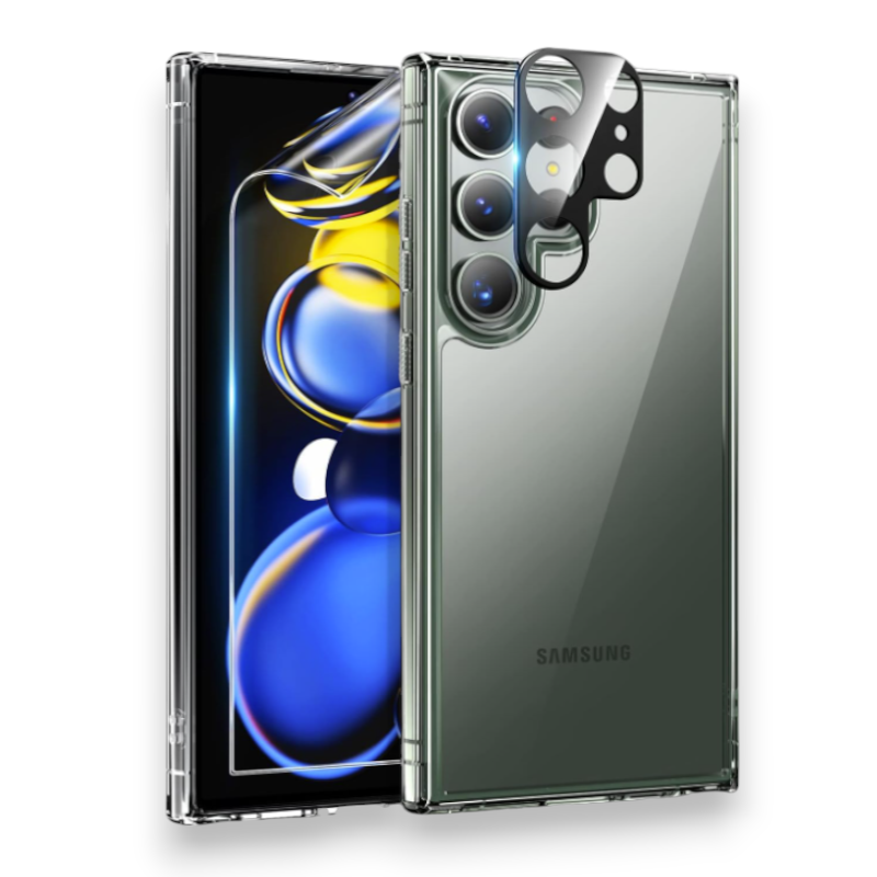 Zaščitna folija za zaslon + zaščita za kamero "Tauri protection" za Samsung Galaxy S23 Ultra 5G