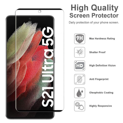Zaščitno steklo "ifymei black" za Samsung Galaxy S21 Ultra – Infostyle