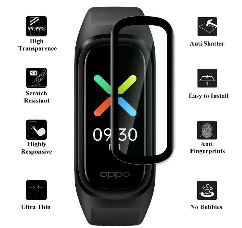 Zaščita za zaslon "3D" za pametno uro Oppo Band Sport – Infostyle