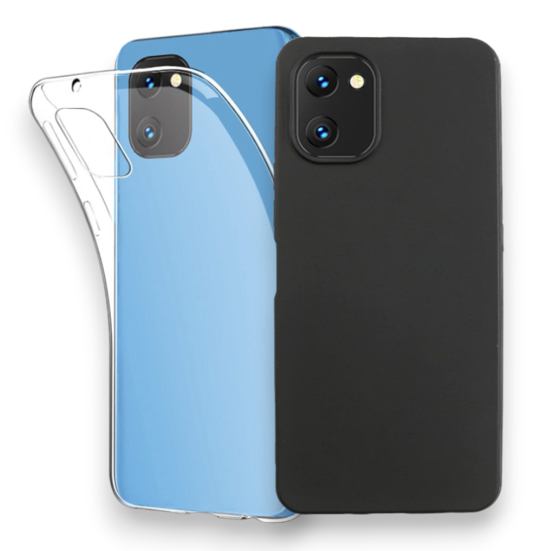 Silikonski ovitek "LYZXMY Protective" za Umidigi Power 7S / Power 7 (6.7") – Infostyle – Črna / TPU silikon