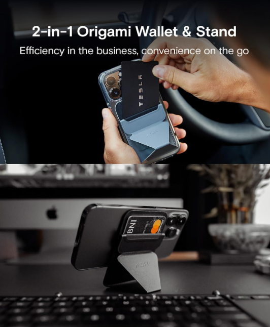 Magnetna denarnica "MOFT Leather Wallet" za iPhone s tehnologijo MagSafe