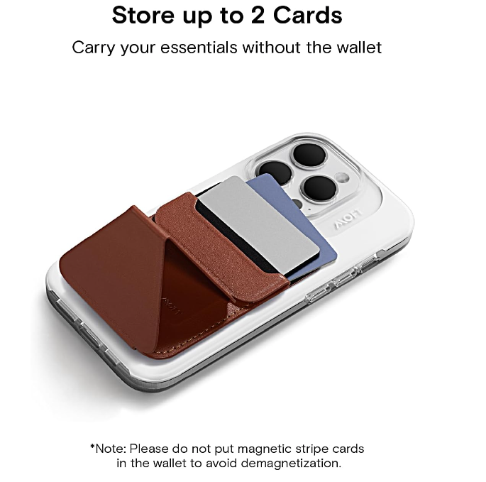 Magnetna denarnica "MOFT Leather Wallet" za iPhone s tehnologijo MagSafe