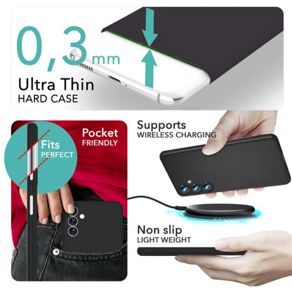 Ovitek "Ultra Space Nalia" za Samsung Galaxy S24 Plus – Črna / PC + TPU silikon
