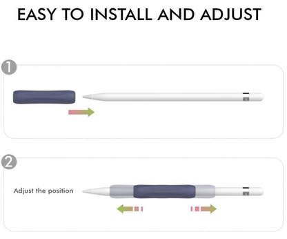 Ergonomični zaščitni dodatek za Apple Pencil 2 / Pencil 1 (3 kosi) – Ahastyle