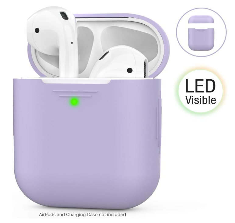 Silikonski ovitek za slušalke "Skin" za AirPods 2/1 (2019) – Ahastyle – Svetlo zelena