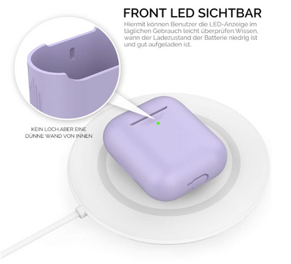 Silikonski ovitek za slušalke "Skin" za AirPods 2/1 (2019) – Ahastyle