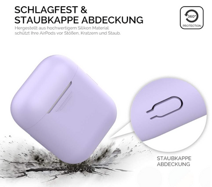 Silikonski ovitek za slušalke "Skin" za AirPods 2/1 (2019) – Ahastyle