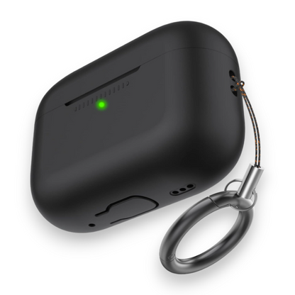 Silikonski ovitek za slušalke "Skin" s karabinom za AirPods Pro 2 – Ahastyle