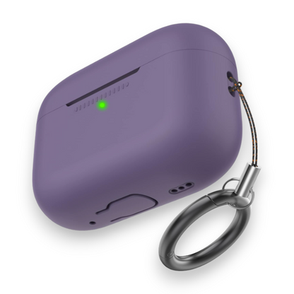 Silikonski ovitek za slušalke "Skin" s karabinom za AirPods Pro 2 – Ahastyle